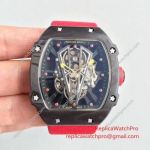 Richard Mille RM27-03 Swiss Replica Watch Black Case Red Rubber